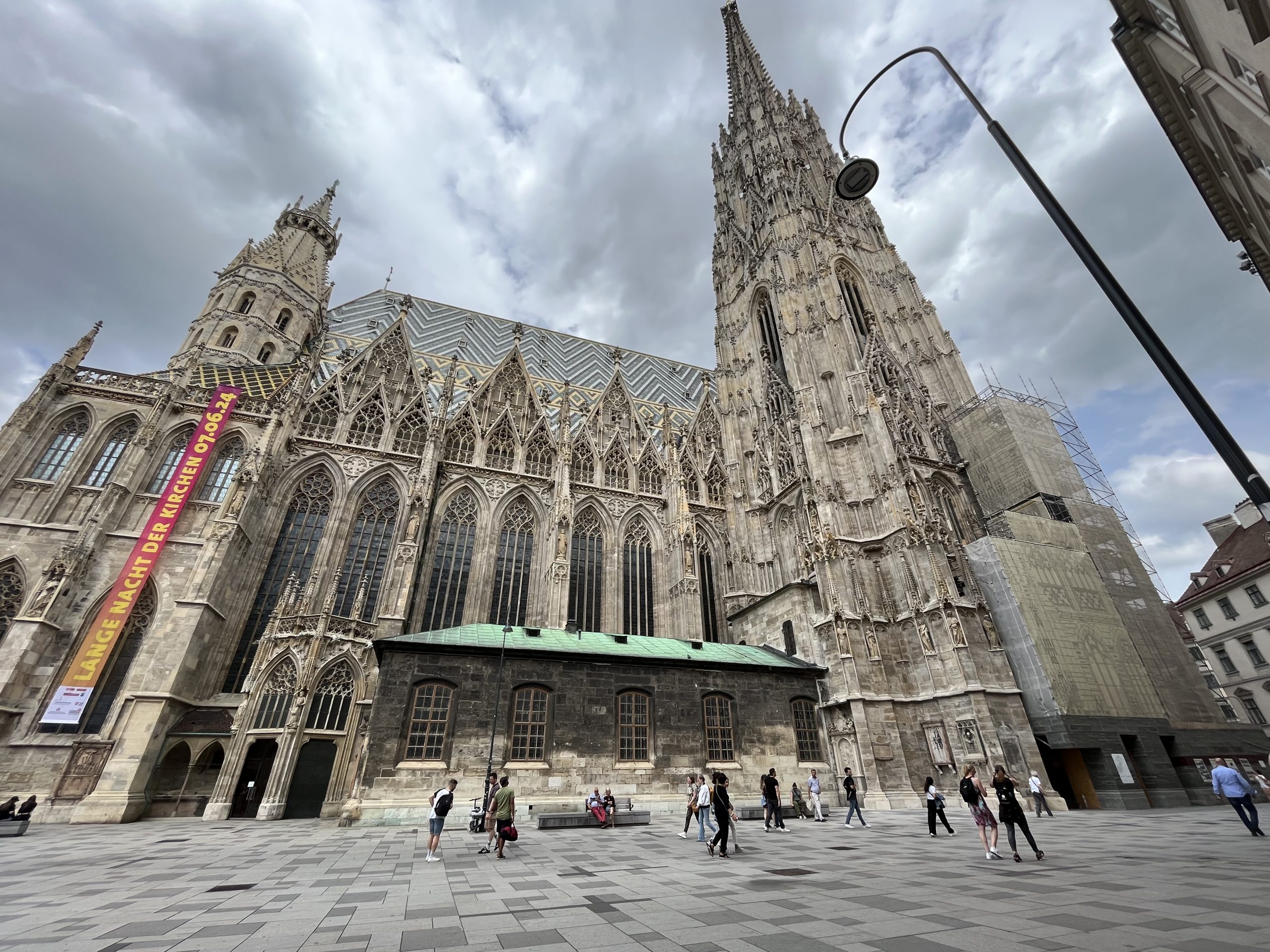A photo of St. Stephen's Cathedral in Vienna